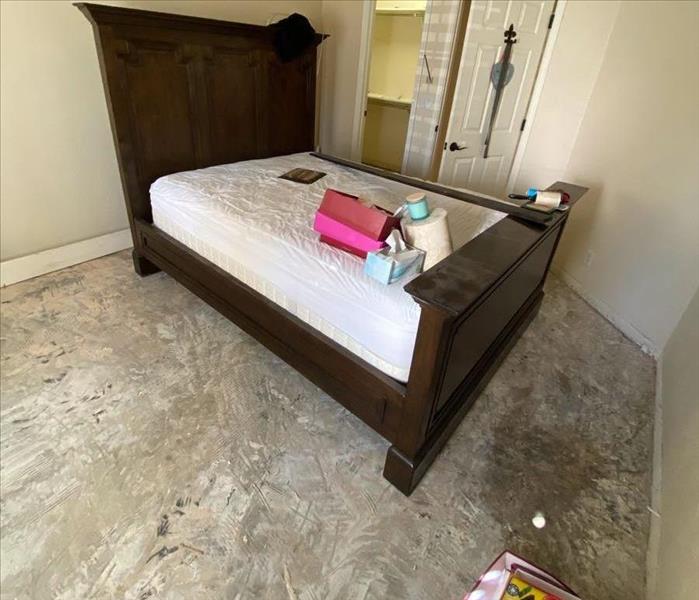 Master Bedroom in West El Paso Home After Mitigation 